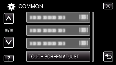 TOUCH SCREEN ADJUST